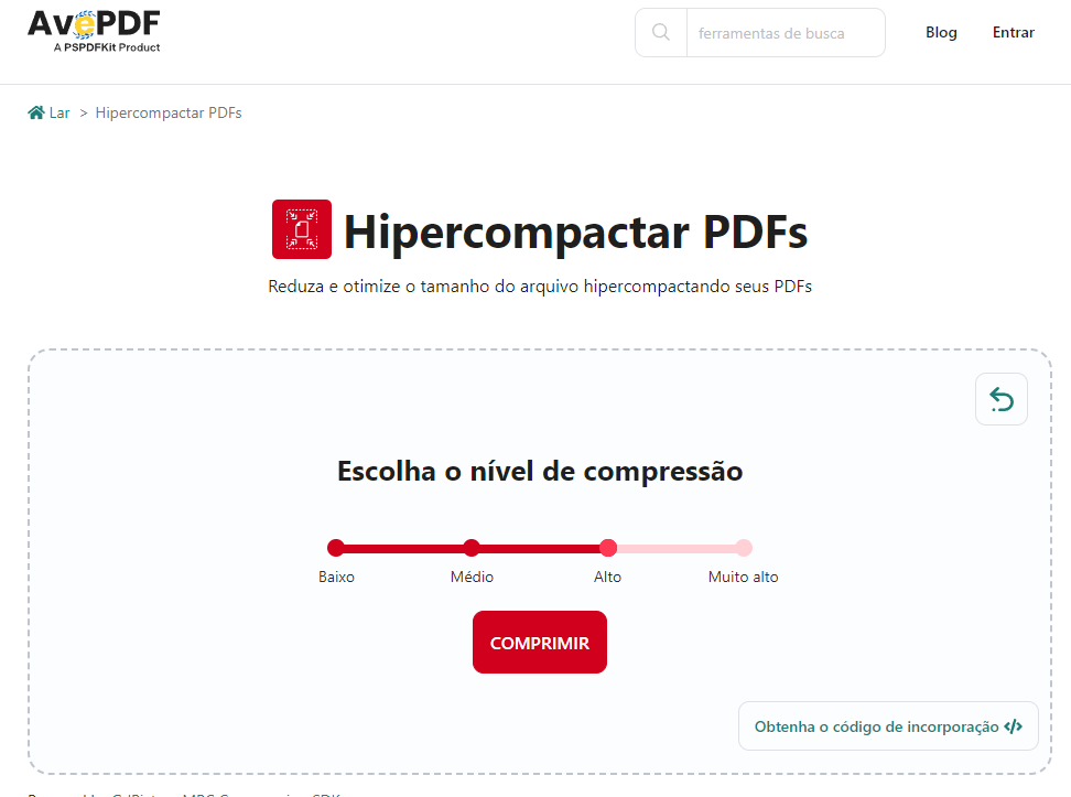 AvePDF.com - Hiercompactar PDF