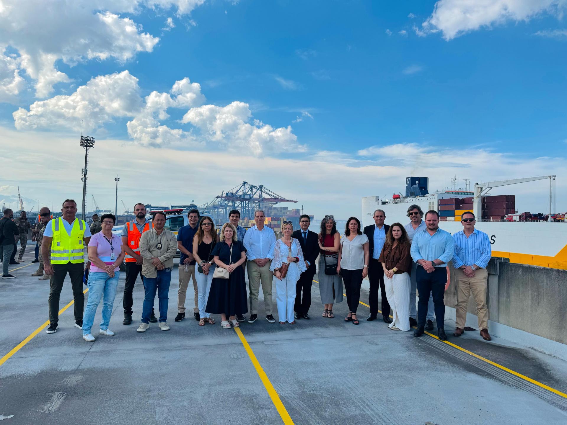 VISITA PORTO DO RIO COMITIVA PORT 28ABR