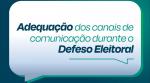 capa do comunicado sobre o defeso eleitoral